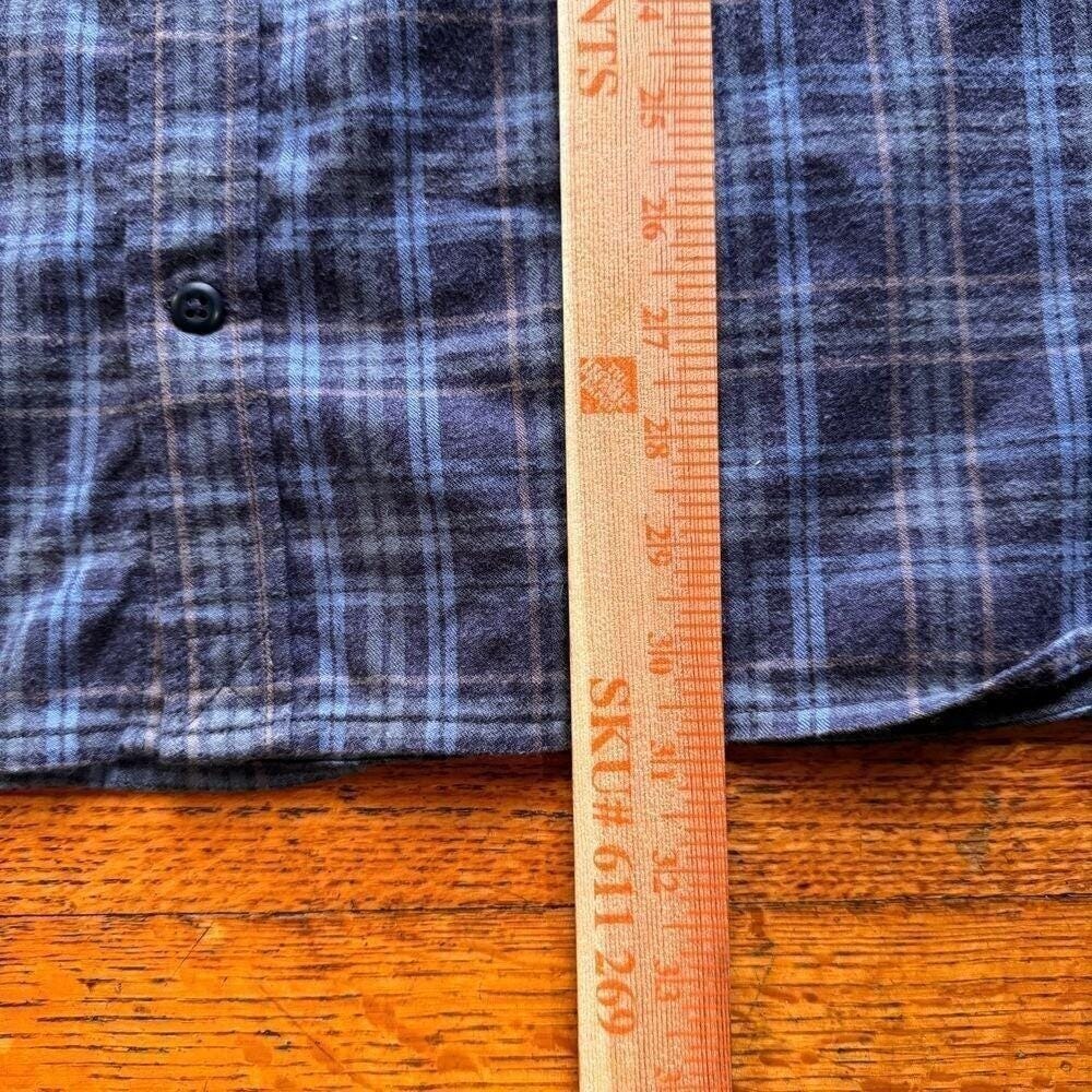 REI Co Op Organic Cotton Plaid Flannel Bttn Down Shirt Outdoor Hiking XXL - Picture 5 of 6